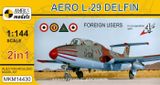 Aero L-29 Delfin ‘Zahraniční uživatelé’ (2v1) - model 1:144